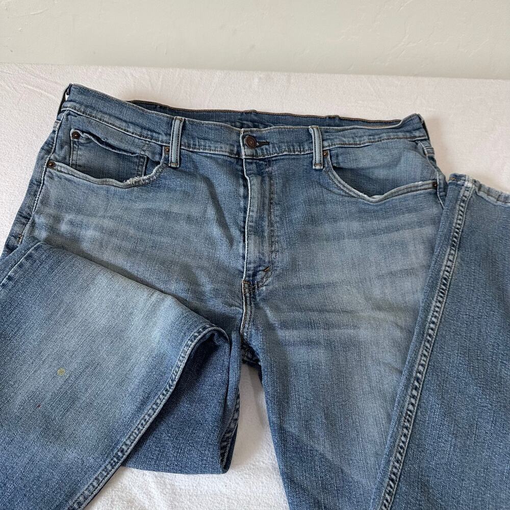 Levis Jeans Mens 40X32 Blue Denim 505 Regular Fit Straight Leg Classic Vtg Fit